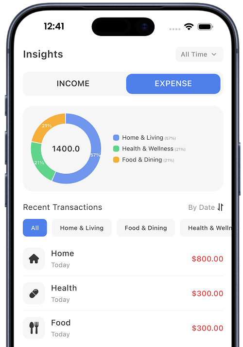 Spend Smart Login Screen