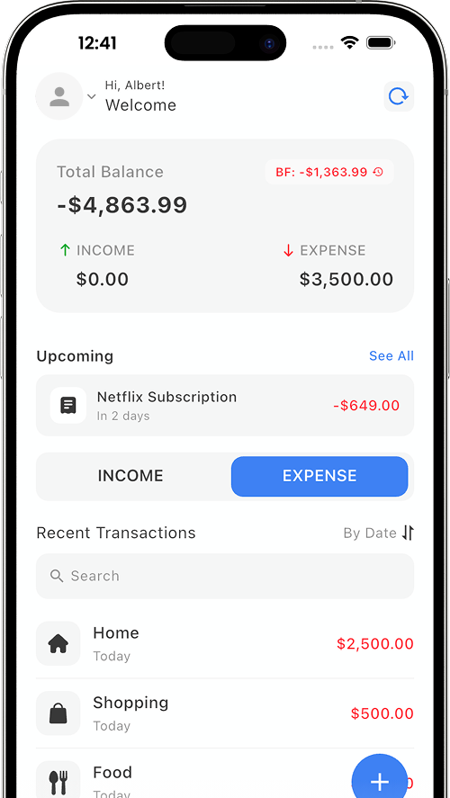 Spend Smart Dashboard